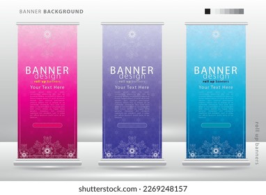 Juego de Acumulación de Negocios. Diseño estándar. Plantilla de la pancarta, vector de fondo de la abstracción floral, volante, presentación, folleto, exposición