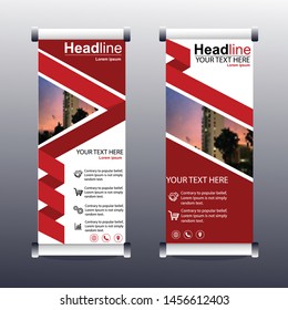 Business Roll Up. Standee Design. Banner Template. Presentation and Brochure Flyer.