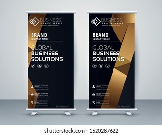 Business Roll Up. Standee Design. Banner Template Modern Minimal. Presentation and Brochure. Vector illustration - Vector