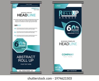 Business Roll Up. Standee Design. Banner Template. Presentation and Brochure. Vector illustration.Roll up brochure flyer banner design template vector, abstract background, modern x-banner  