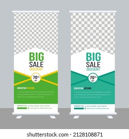 Business Roll Up. Standee Design. Roll Up  template for your Company, Advertising, Marketing, Agency, and Internet business.