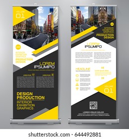 Acumulación de empresas. Diseño estándar. Plantilla de banner. Presentación y Folleto. Ilustración del vector