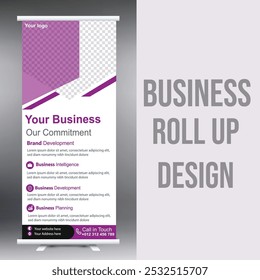 Business Rollup banner design, di flyer template ,signaga