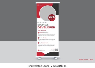business rollup banner design template.