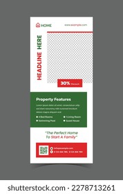 Business roll-up banners or rack cards or standing banners or dl flyer templates