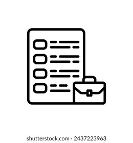 Business Rule icon in vector. Logotype
