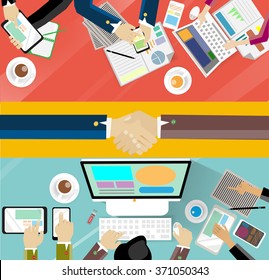 Business runs on table