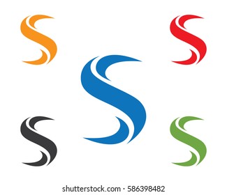 Business S logo design vector