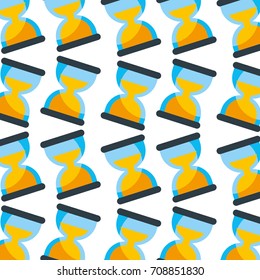 business sand clock seamless pattern design