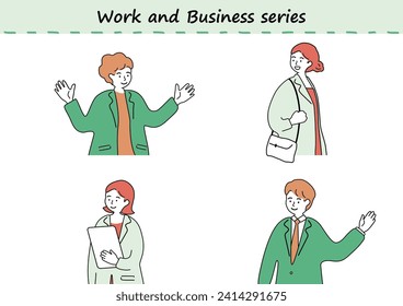 
Business Scene Person Material Collection