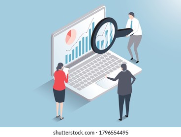Business scene representing SEO of the site