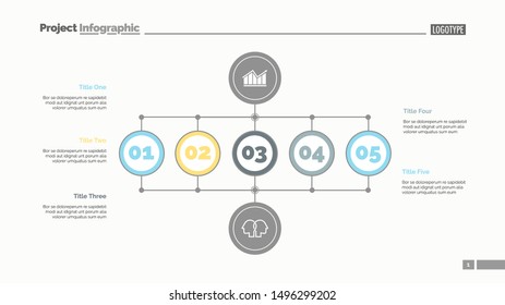 Business scheme slide template. Business data. Graph, diagram, design. Creative concept for infographic, report. Can be used for topics like number options, structure, statistics