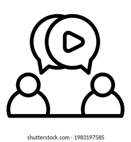 Icono de escuela de negocios. Esquema Icono de vector de escuela de negocios para diseño web aislado en fondo blanco