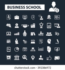 business school icons
