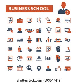 business school icons
