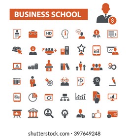 business school icons
