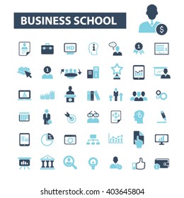 business school icons
