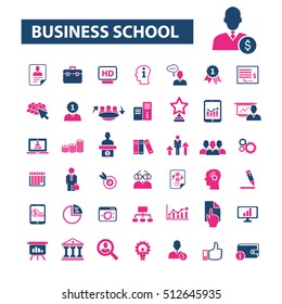 business school icons
