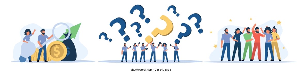 Business school vector flat illustration service team. Cloud people education book knowledge banner training concept. Online internet library course distance background. Graduation tutorial skill