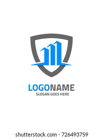 Business scurity llogo template vector
