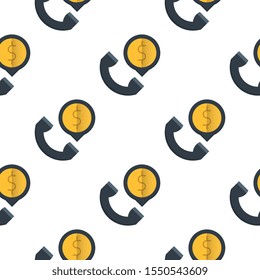 Business seamless pattern design, Repeat textile design. Fabric print.