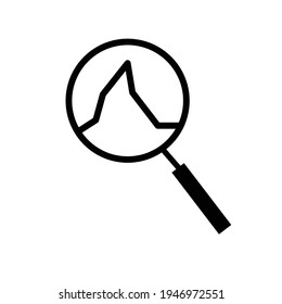 Business Search Icon Vector Design