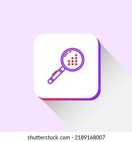 diseño vectorial de icono de búsqueda de negocios de TI