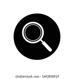 Icono de botón Herramienta de búsqueda de negocios. Ilustración de símbolos EPS vectoriales editables. 