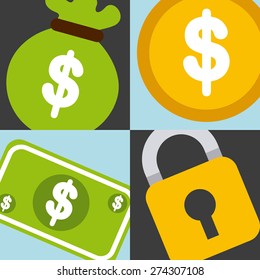 business security design, vector illustration eps10 graphic 
