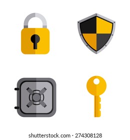 business security design, vector illustration eps10 graphic 