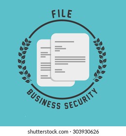 business security design, vector illustration eps10 graphic 