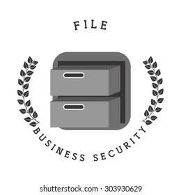 business security design, vector illustration eps10 graphic 
