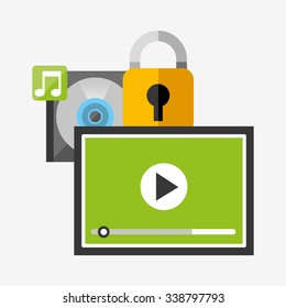 business security design, vector illustration eps10 graphic 