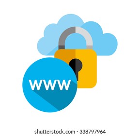 business security design, vector illustration eps10 graphic 