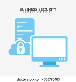 business security design, vector illustration eps10 graphic 