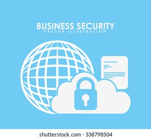 business security design, vector illustration eps10 graphic 
