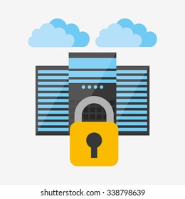 business security design, vector illustration eps10 graphic 