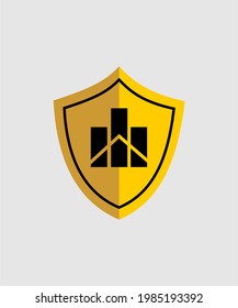 Business security icon vector for protection.