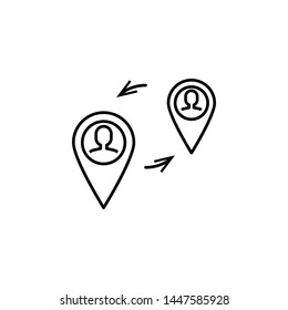 business seo, communications line icon. Teamwork at the idea. Signs and symbols can be used for web, logo, mobile app, UI, UX