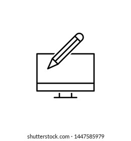 business seo, computer line icon. Teamwork at the idea. Signs and symbols can be used for web, logo, mobile app, UI, UX