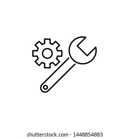 business seo, content line icon. Teamwork at the idea. Signs and symbols can be used for web, logo, mobile app, UI, UX on white background