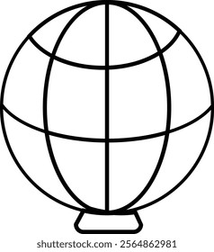 business and SEO related icon. editable stroke with transparent background.