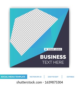 Business and Service Social Media design template. Can use for advertisement, social media post, web design, gift card, coupon, flyer, poster, and promotion.