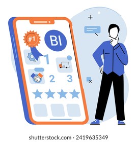 Business services. Vector illustration. Commerce thrives on exchange of goods and services Seeking assistance and advice from experts can guide business decisions The concept of business services