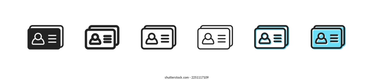 Business set icon. Society, relationships, friendship, management, infographics, chart, delegation, stars, resume, portfolio. Six vector line icon in different styles
