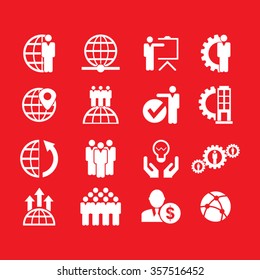 Business Set of Icons.