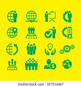 Business Set of Icons.
