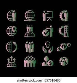 Business Set of Icons.