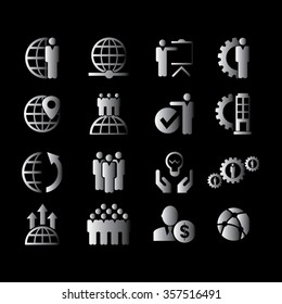 Business Set of Icons.