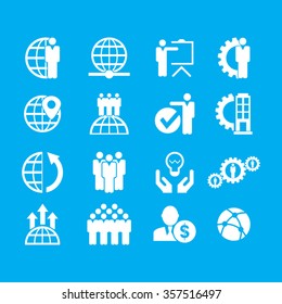 Business Set of Icons.
